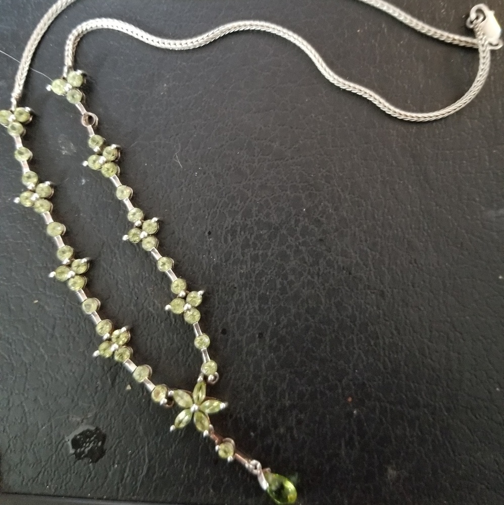 Peridot necklace